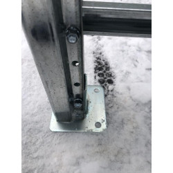 Dreifaches Untergestell für drei 1000 Liter IBC-Tanks