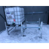 Dreifaches Untergestell für drei 1000 Liter IBC-Tanks