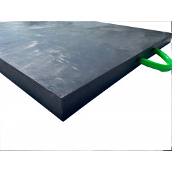 Abstützplatten Unterlegplatten Kranplatten, 800x800 x 50 mm 30-t